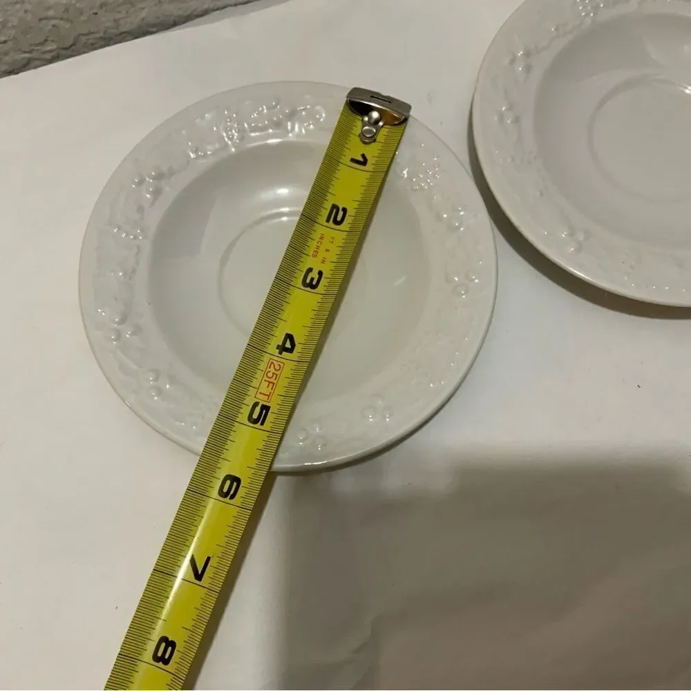 Vintage Set 3 HOMER LAUGHLIN Grapes & Vine Border White small bowls 5.5” G15